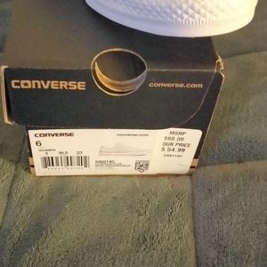 Optic White Converse size 6